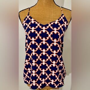Women's Newbury Kustom Geometric Trellis Racerback‎ Camisole Small
